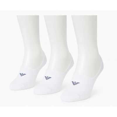 2. Emporio Armani Calza Mikrosocken aus Baumwolle, weiß, 3er-Pack