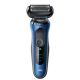 2. Braun Series 6 61-B4500cs – Folienrasierer – Blau – Tasten – LED – Laden – Ein/Aus – Netz-/Akkubetrieb