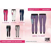 LEONE LW1015/S16 Damen lange Hose grau "M"
