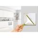 5. MACLEAN Touch-Lichtschalter, einzeln, Glas, weiß, mit rundem Knopf, Abmessungen 86 x 86 mm, MCE702W