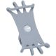 DUNLOP Silikon-Fahrradhandyhalterung, 360° drehbar, grau