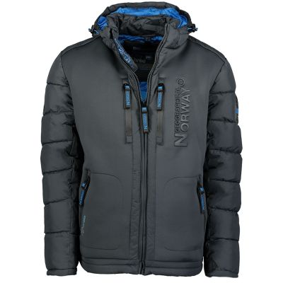 3. Herrenjacke Geographical Norway BEACHWOOD DGREY-BLUE DB MEN 068 BS4 (WU6633H/GN-DARK GREY)