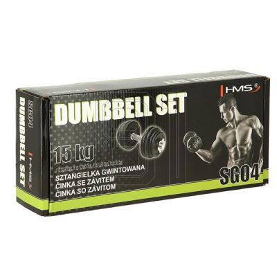 37. Gewindehantel SG04 15 (15kg, 8 Scheiben) KGHMS 17-59-120