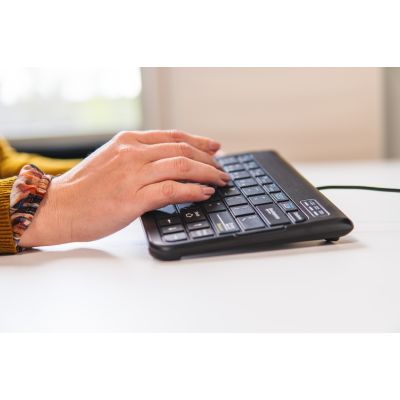 6. BakkerElkhuizen Goldtouch Travel Go2 Tastatur (QWERTZ) ergonomisch