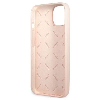7. Guess GUHCP13SSLTGP iPhone 13 mini 5.4" pink/pink Hardcase Silikon Dreieck