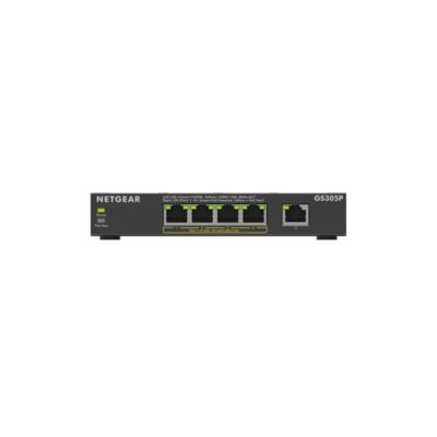 2. Netgear GS305P-300EUS 5p PoE 63W (PoE+: 4p) Unmanaged Gigabit Switch
