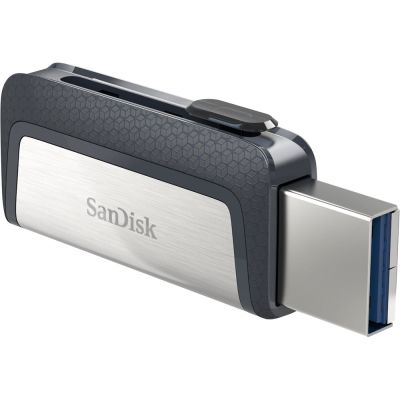 3. SanDisk SDDDC2-064G-G46 USB-Stick (64 GB; USB 3.1, USB-C; schwarz)
