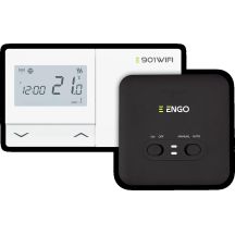 ENGO Controls E901-WIFI Temperaturregler - Drahtlos, Wi-Fi, Internet, Weiß, 868 MHz, Batteriebetrieben