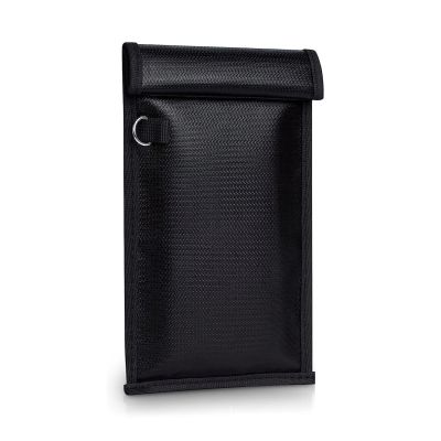 Feuerfeste RFID-Handyhülle OTN-27 mit Signalblocker 27 x 12,3 cm – Schwarz