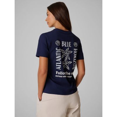 2. Lässiges Damen-T-Shirt mit Print, Größe 4F 4FRSS26TTSHF4021-31S