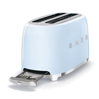 6. Smeg TSF02PBEU Toaster 4 Scheiben 1500W Blau