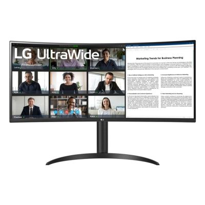 LG 34WR55QK-B Computermonitor 86,4 cm (34") 3440 x 1440 px Wide Quad HD Schwarz
