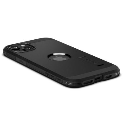 14. Spigen Tough Armor MagSafe Hülle für iPhone 15 – Schwarz