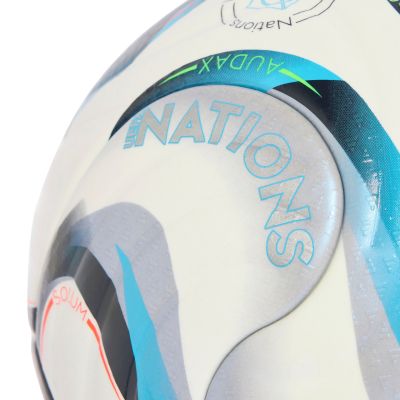 3. Adidas UEFA Nations League 26/27 Profi-Fußballtrikot Weiß, Blau, Orange KE7539