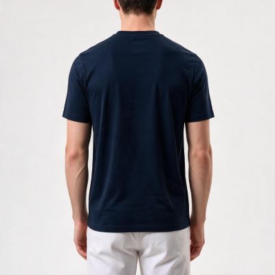 3. Paul&Shark Herren-T-Shirt aus Baumwolle, Marineblau, 26411035-13 – Klassischer Schnitt