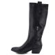 3. Schwarze Damen-Cowboystiefel aus Leder, Big Star UU274521