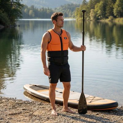 14. Neopren-SUP-Weste XQMAX RL Orange/Schwarz