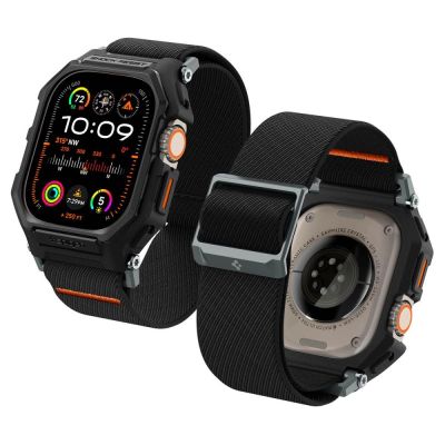 15. Spigen Lite Fit Pro Hülle mit Armband für Apple Watch Ultra 1/2 (49 mm) – mattschwarz