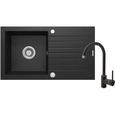 Deante Zorba ZQZV2113 Waschbecken mit Wasserhahn