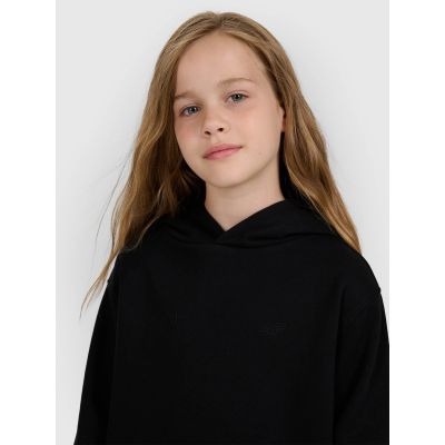 3. Mädchen-Sweatshirt mit Kapuze, offen, 4F 4FJWMM00TSWSF1862-20S