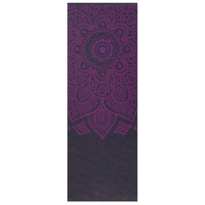 11. Gaiam Plum Sundial Yogamatte 6 mm 62572