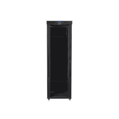 5. LANBERG Schrankregal 19" 47U 800x1200 Glastür LCD Schwarz FF01-8247-12BL