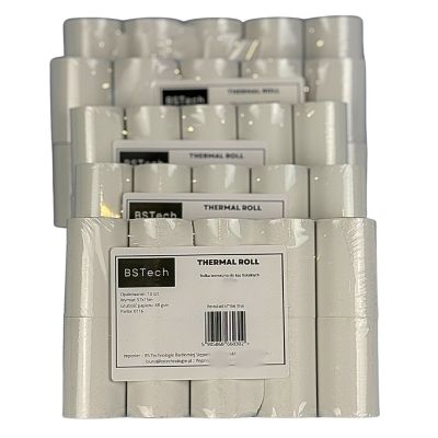 6. BSTech Thermopapierrolle für Kassensysteme 57x15m 10 Stück.