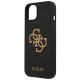 6. Guess GUHCP13SLS4GGBK iPhone 13 mini 5.4" schwarz/schwarz Hartschale Silikon 4G Logo