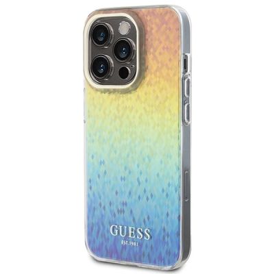 2. Guess IML Faceted Mirror Disco Iridescent Hülle für iPhone 14 Pro Max – mehrfarbig