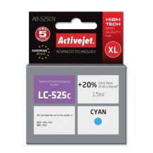 Activejet AB-525CN Tinte (Ersatz für Brother LC525C; Supreme; 15 ml; blau)