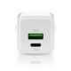 2. EVERACTIVE GAN Wandladegerät 1 x USB, 1 x USB-C Schnellladefunktion 3.0 20W Weiß SC-330Q