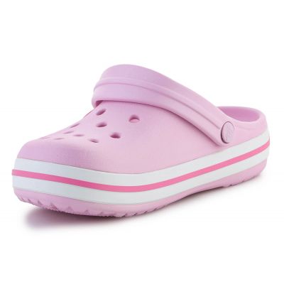 8. CROCS Crocband Clog K Ballerina Pink 207006-6GD Flip-Flops