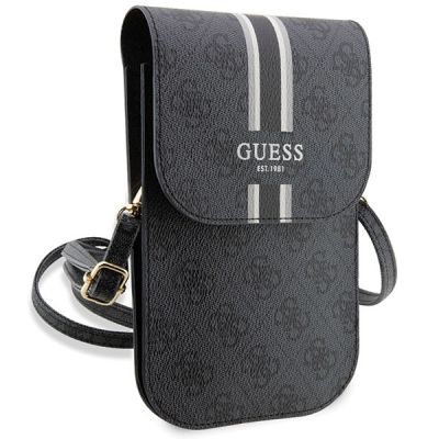3. Guess 4G Stripe Handtasche – Schwarz