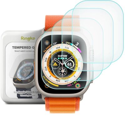 Ringke ID FC Glass 4er-Pack Panzerglas für Apple Watch Ultra 1 / 2 (49 mm)