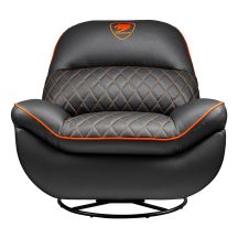 COUGAR CGR-OVL-ORB Gaming-Sofa, gepolsterter Sitz, Schwarz