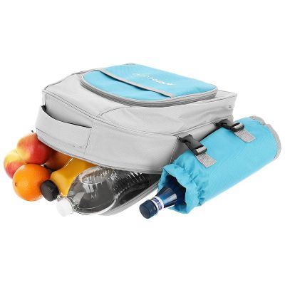 21. THERMISCHER PICKNICKRUCKSACK BLAU UND GRAU 25L ENERO CAMP