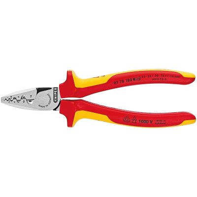 Knipex 97 78 180 Kabelcrimpzange Taschenmesser