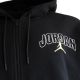 6. Air Jordan Brooklyn Fleece-Kapuzenpullover mit durchgehendem Reißverschluss, Schwarz - IB7908-011