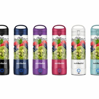 4. Nutribullet NBP003LBL Tragbarer Standmixer, Hellblau