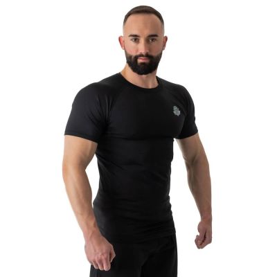 2. Rashguard Kurzarm schwarz BlackRS - S