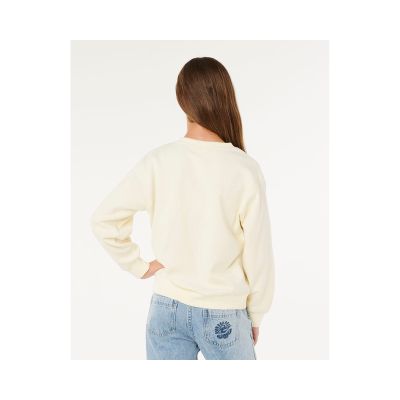 3. RIP CURL Sunshine Squad Crew-Girl Sweatshirt Weiß