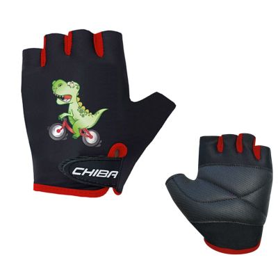 CHIBA Kinderhandschuhe COOL KIDS schwarz Dinosaurier M