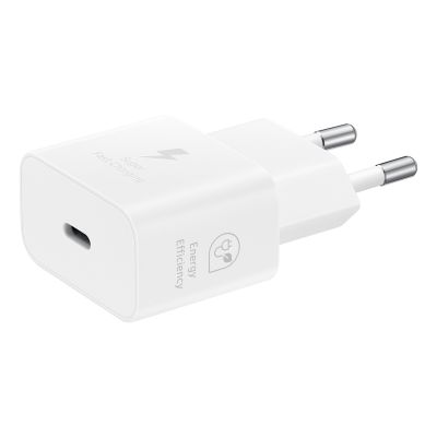 4. Samsung Netzteil 25W USB-C Schnellladeladegerät (ohne Kabel) Weiß