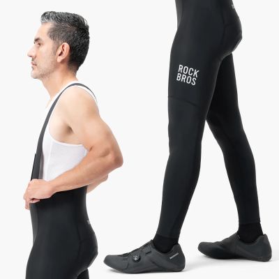 4. Rockbros 200021 Lange Radhose mit Polsterung, Größe XXXXL – Schwarz