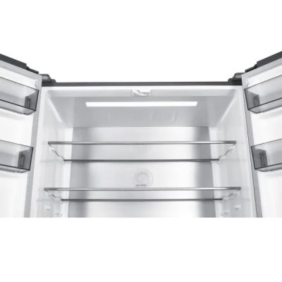 4. Mehrtüriger Einbau-Kühlschrank mit No-Frost-Technologie, Modell MPM-503-SSI-11, schwarzes Glas