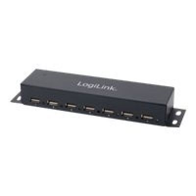 LogiLink UA0148 Hubs und Konzentratoren 480 Mbit/s Grau