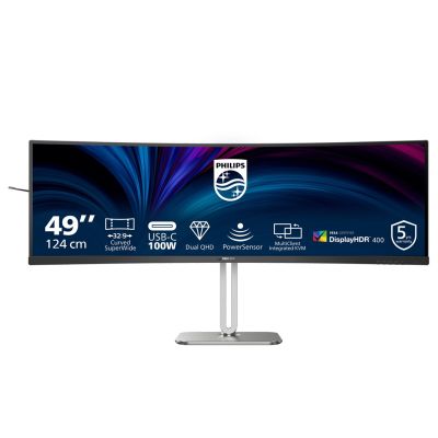 2. Philips 5000 Serie 49B2U5900C/00 Computermonitor 124 cm (48,8") 5120 x 1440 px Dual QHD LCD Schwarz