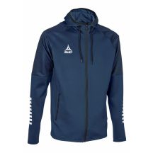 SELECT Monaco marineblaues v24 Fußball-Trainings-Sweatshirt mit Reißverschluss und Kapuze