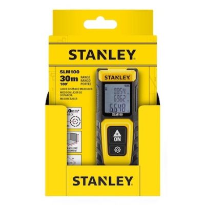 13. Stanley STHT77100-0 Laser-Entfernungsmesser, Schwarz/Gelb, 30 m