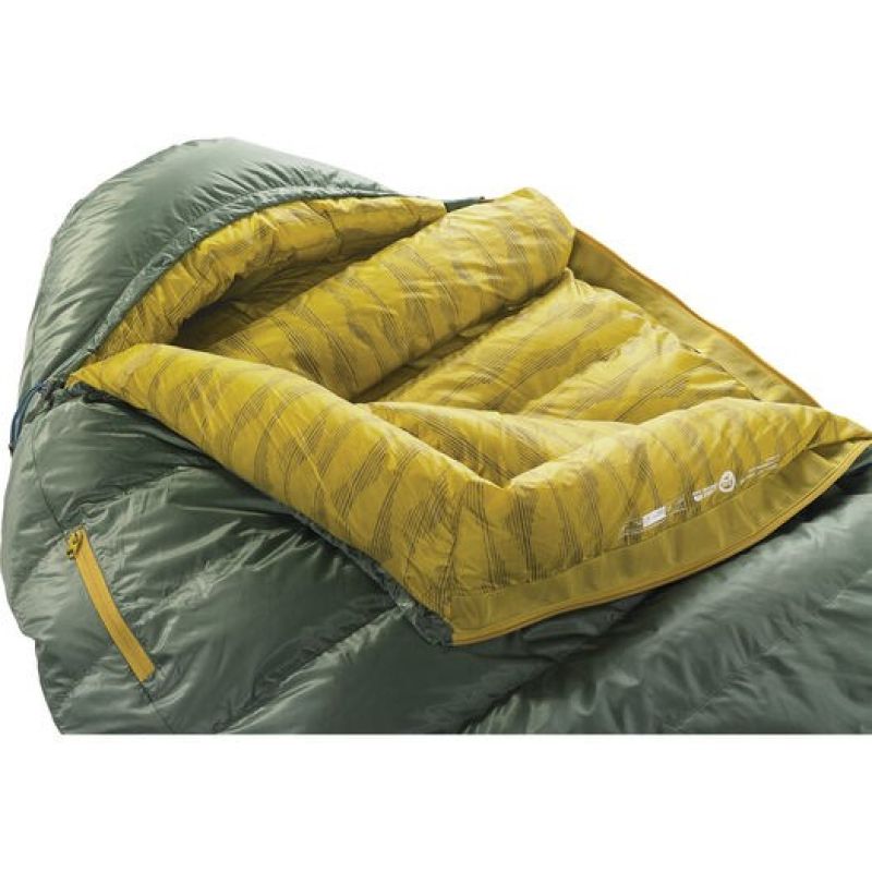 3. Therm-a-Rest Questar Mumienschlafsack für Erwachsene, Polyester, Grün, Gelb